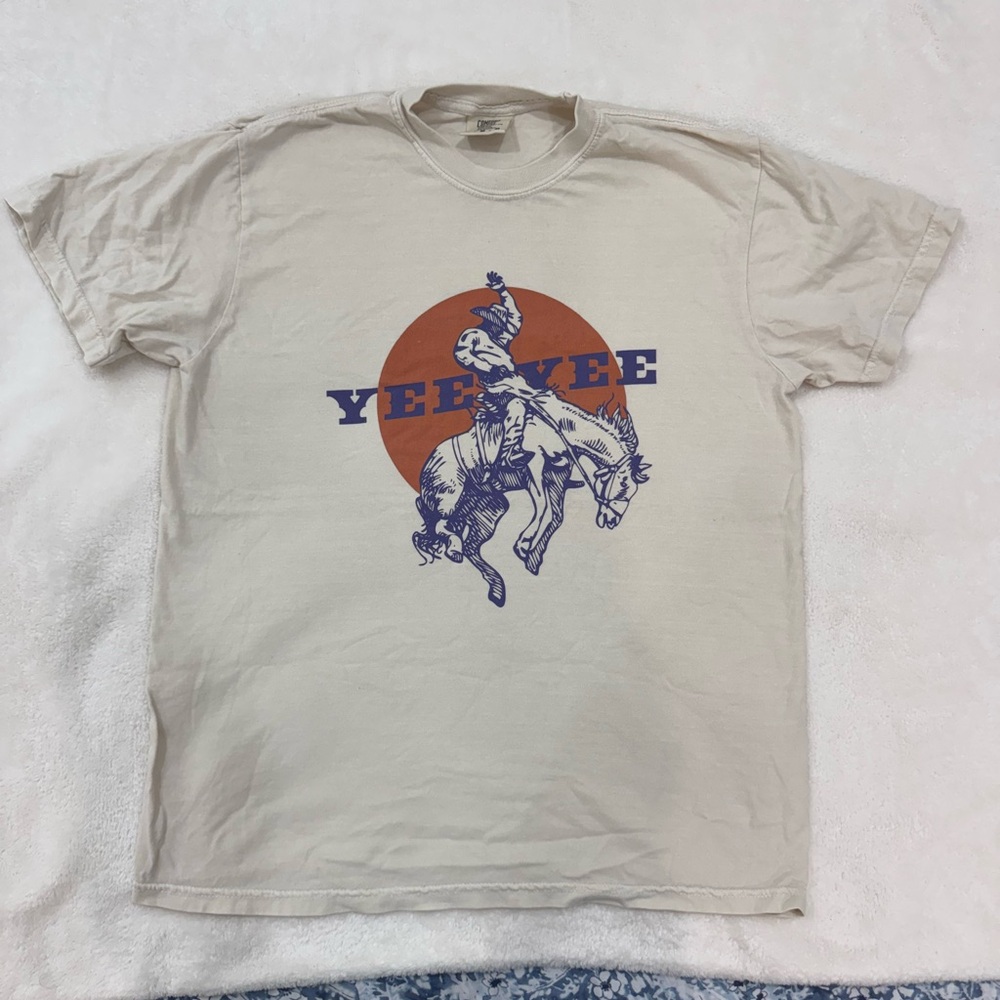 Comfort Colors Cream Yee Yee Graphic Tee